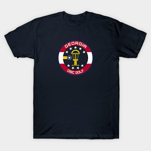 Georgia Disc Golf Flag T-Shirt by grahamwilliams